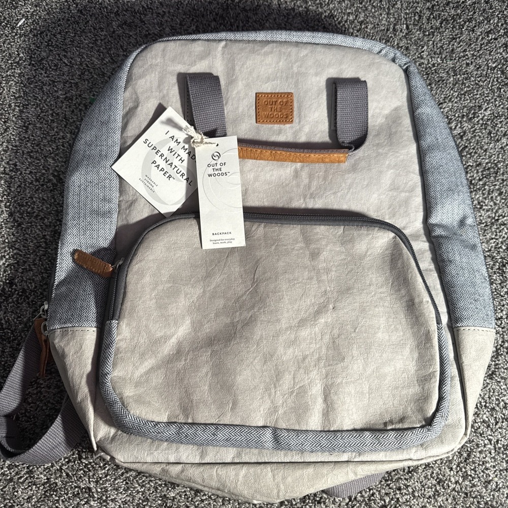 Out of the Woods Backpack Mini, Reusable and Eco-Friendly, Black